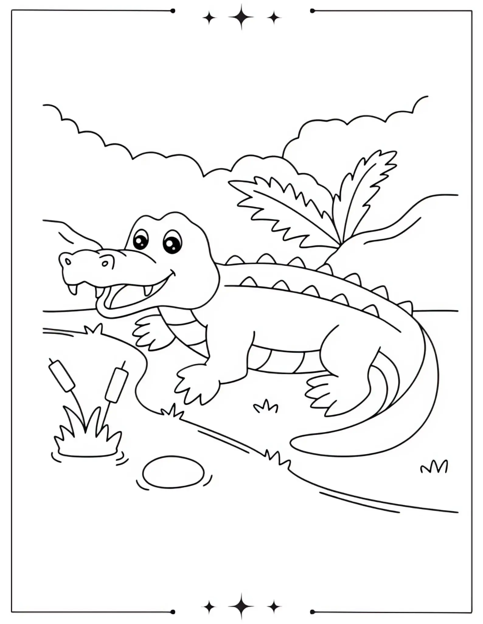 Mother’s Day Coloring Pages Alligator Sweet Mom Coloring Page