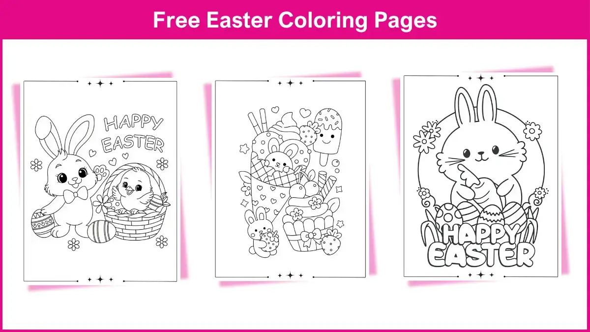 Free Easter Coloring Pages for Happy Spring Fun