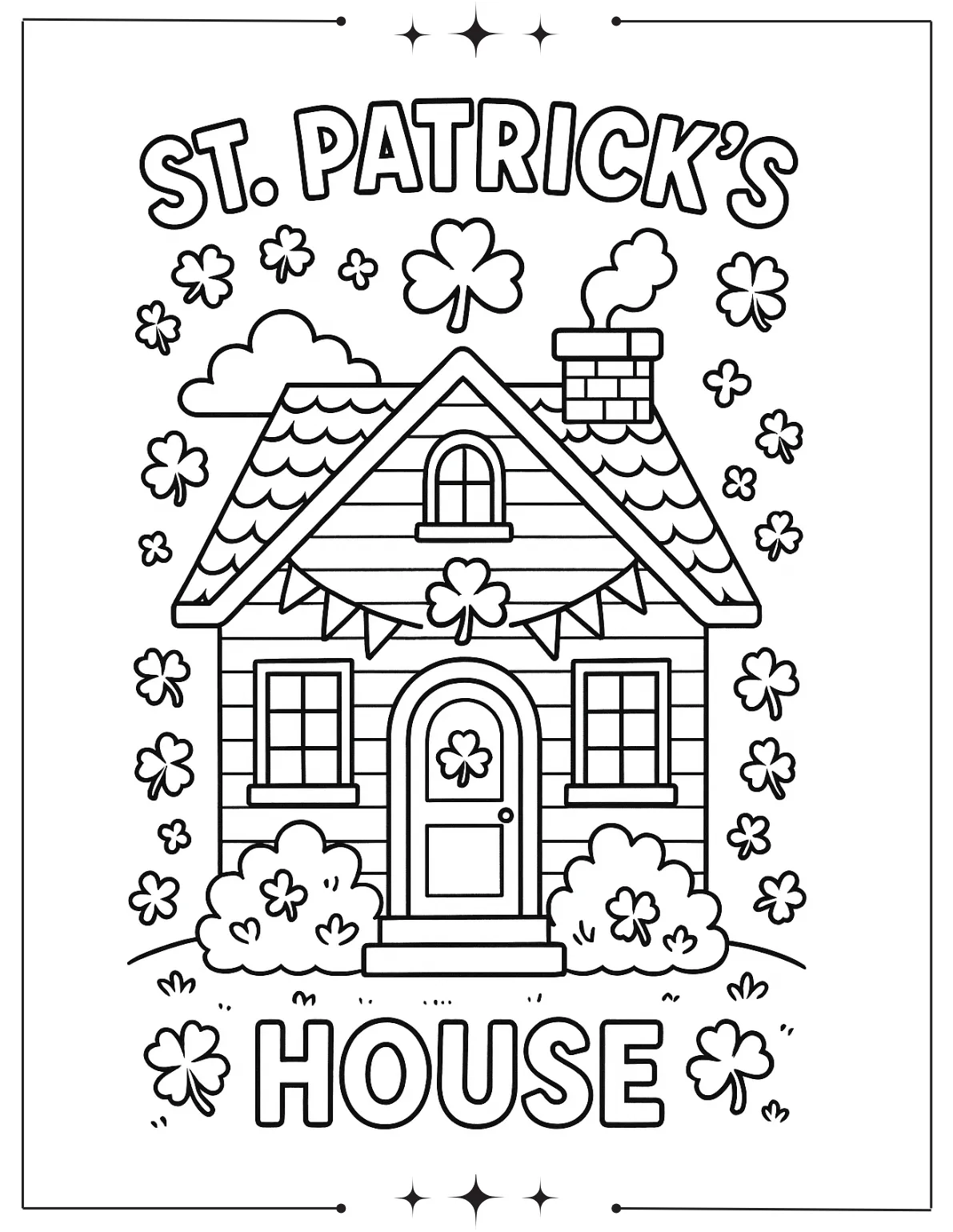 St Patrick cute House