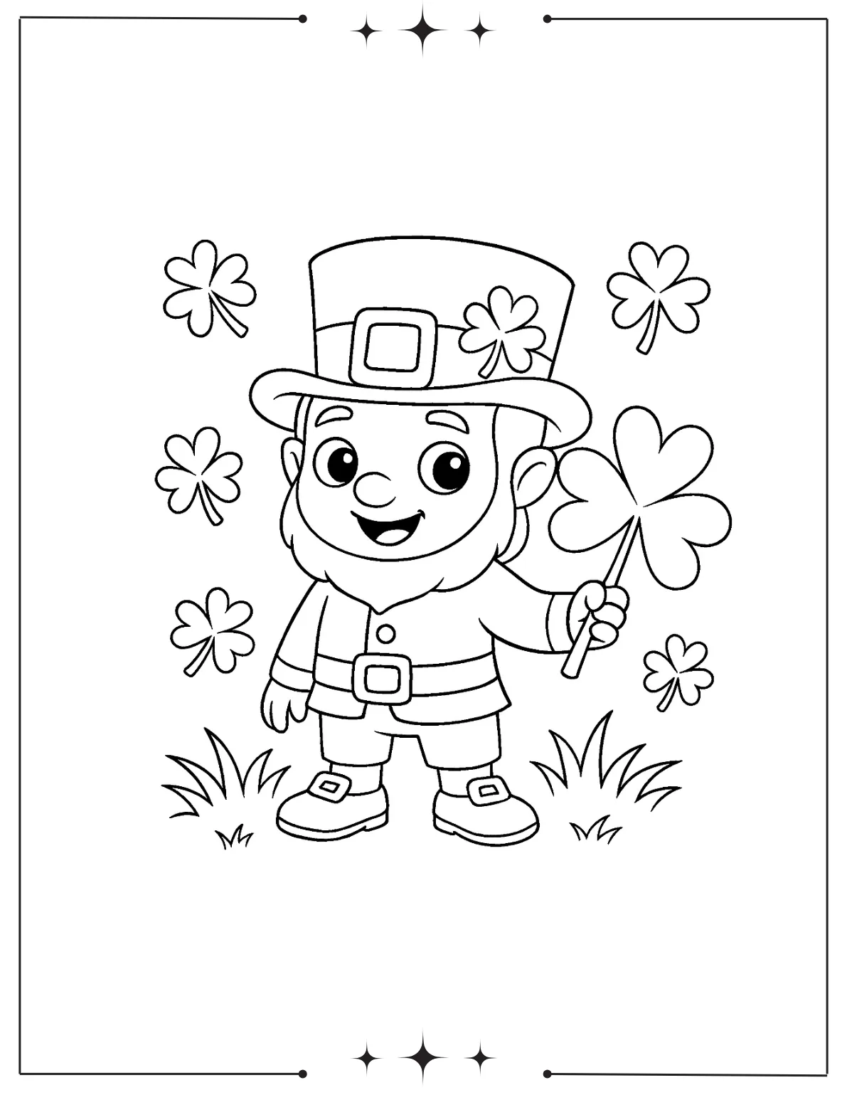 St. Patrick’s Day Coloring Page