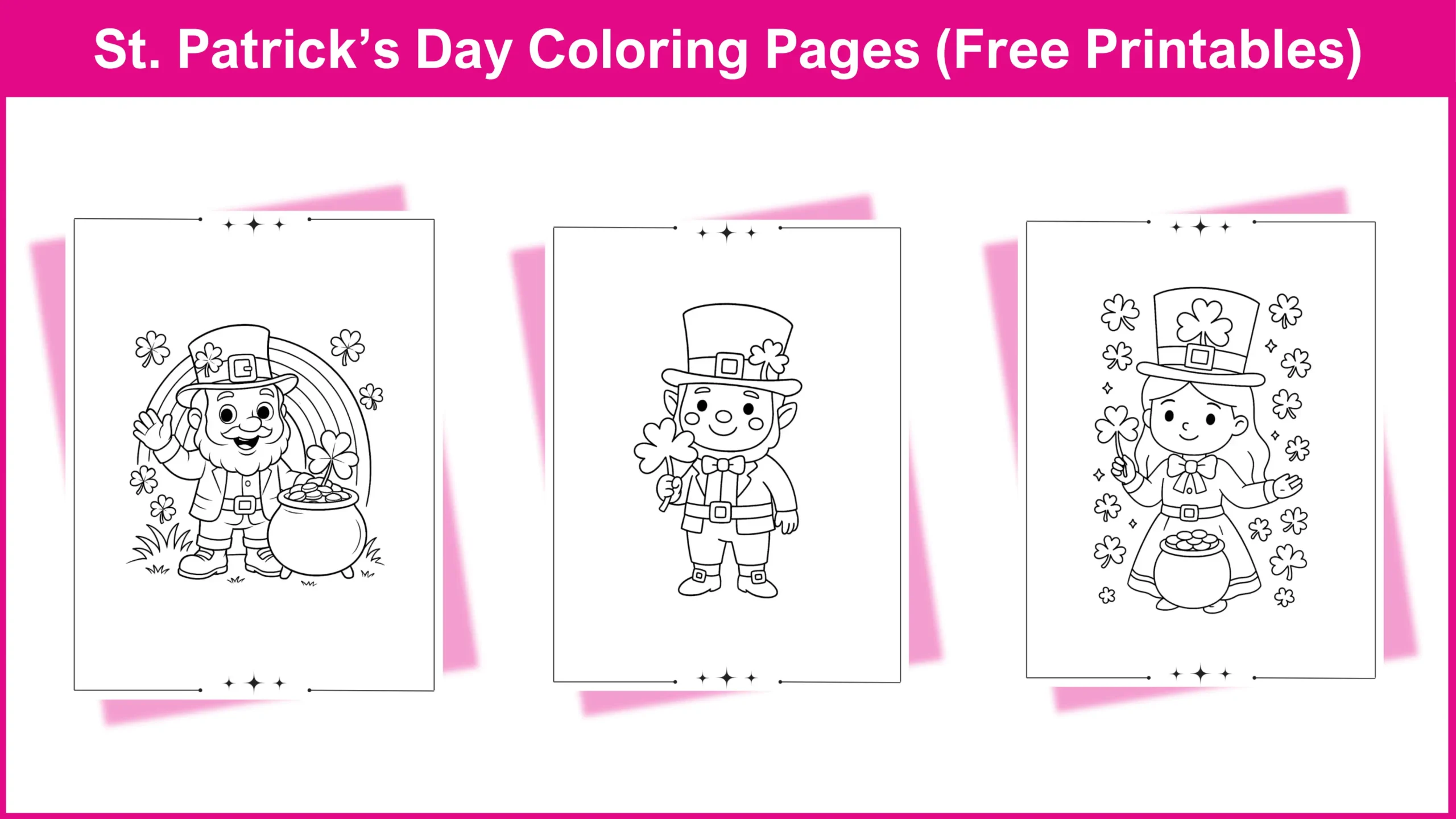 St. Patrick’s Day Coloring Pages