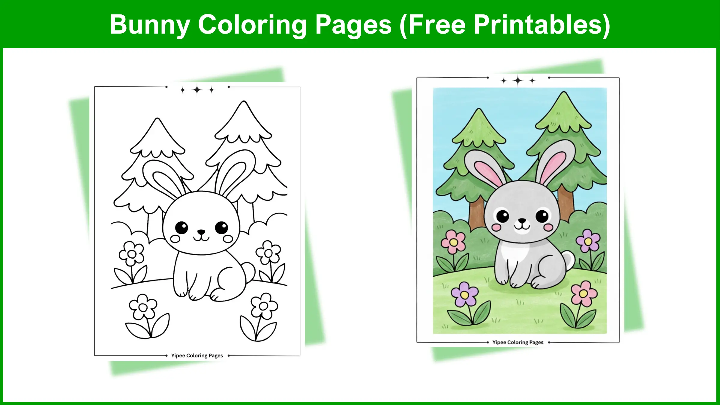 Bunny Coloring Pages By Yipee Coloring Pages