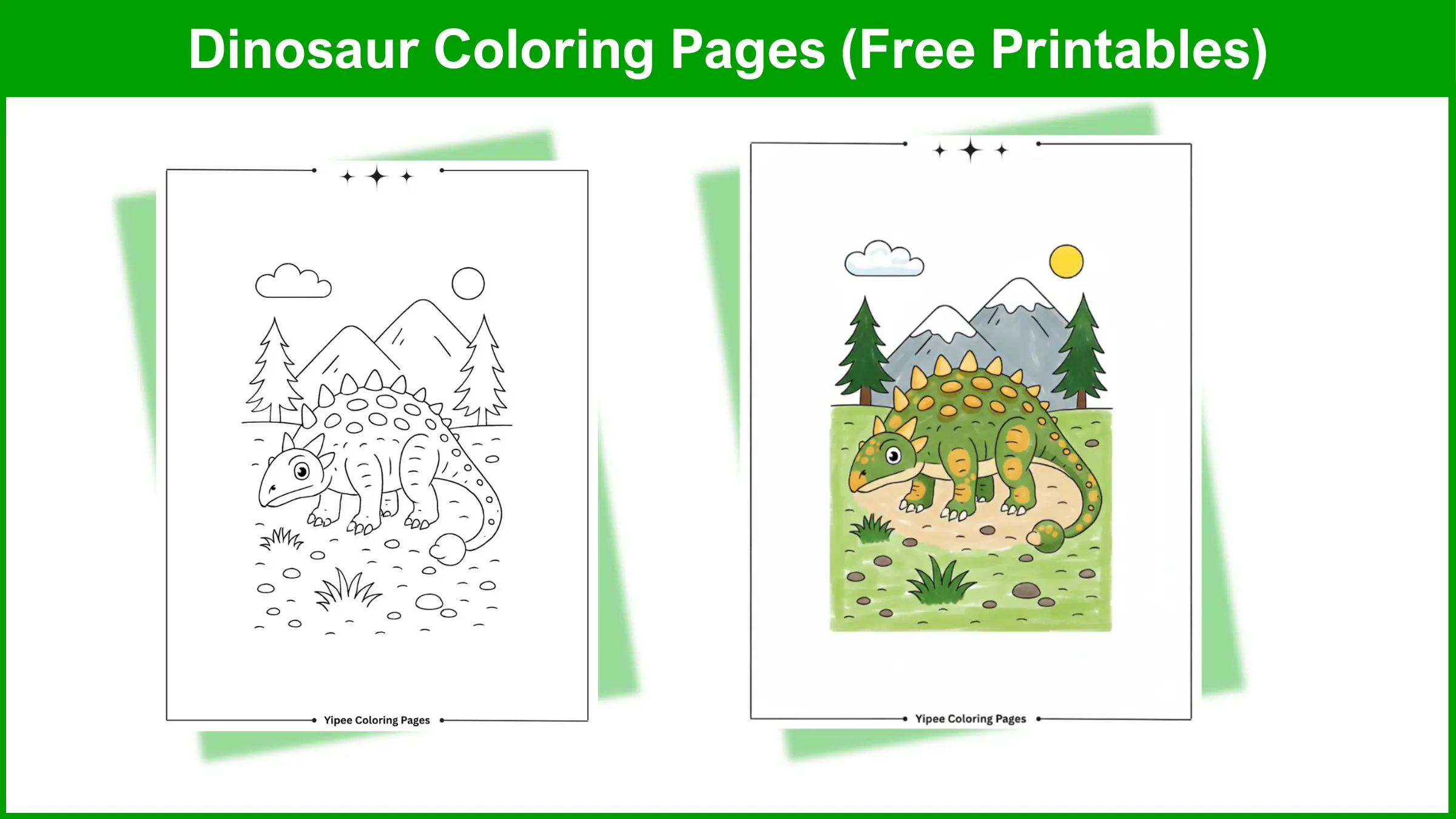 Dinosaur Coloring Pages By Yipee Coloring Pages