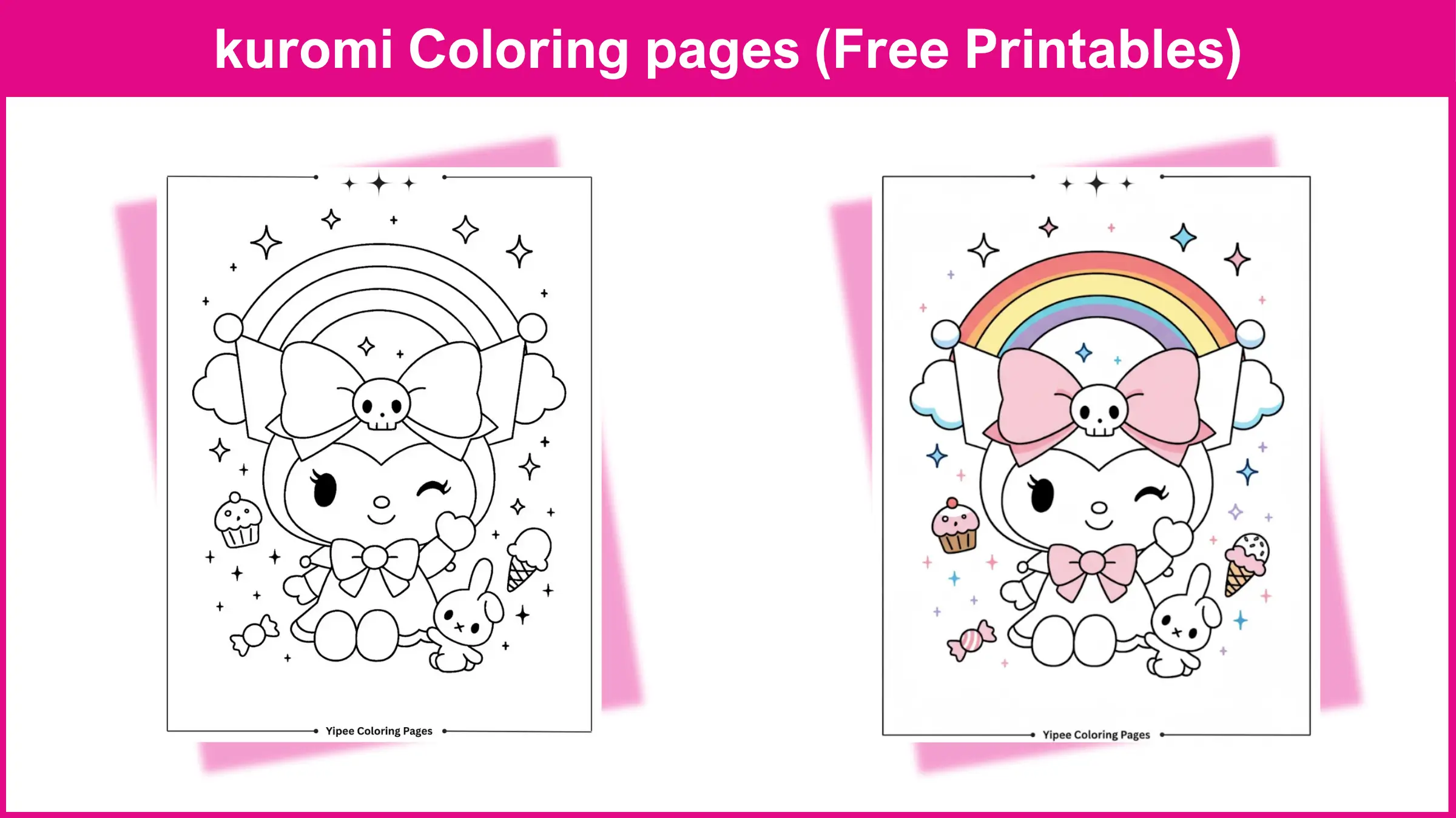 kuromi Coloring pages
