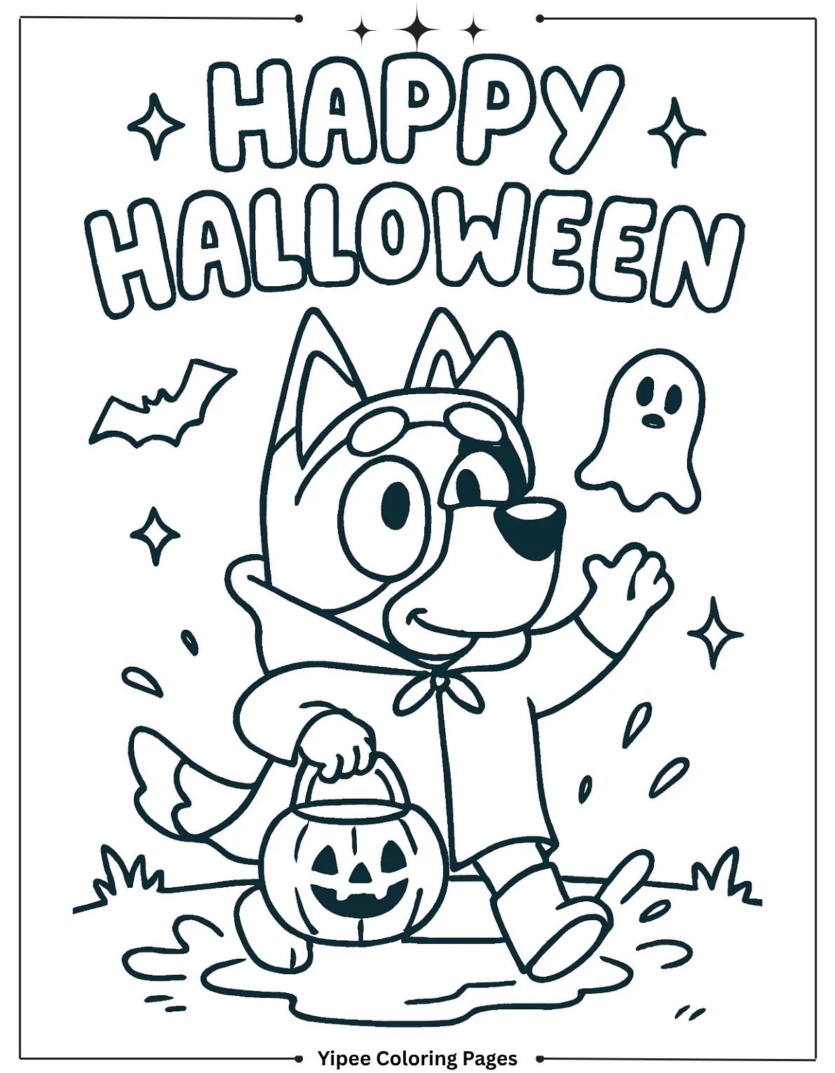Bluey is ready for spooky fun in this Halloween themed