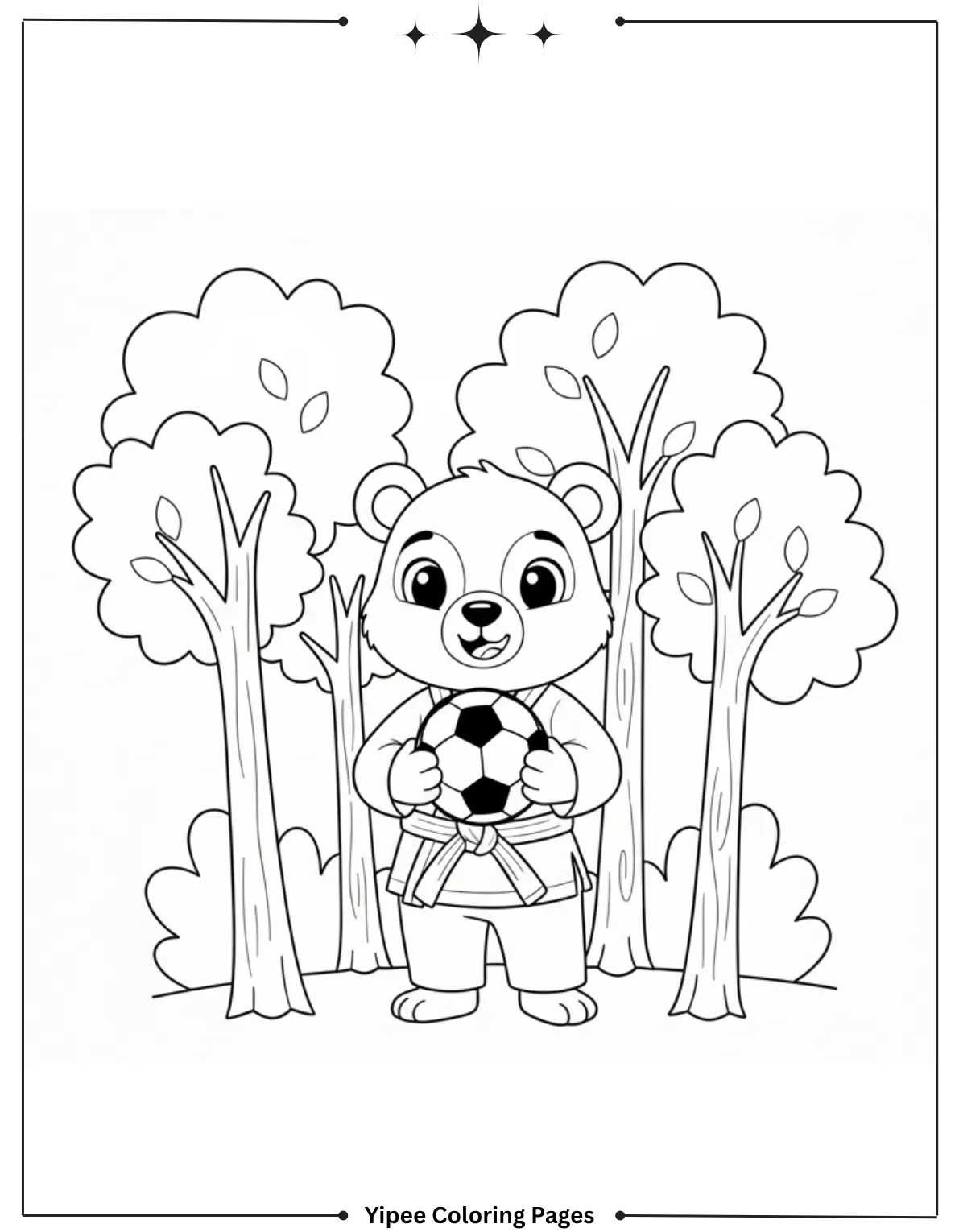 Lucky loves football