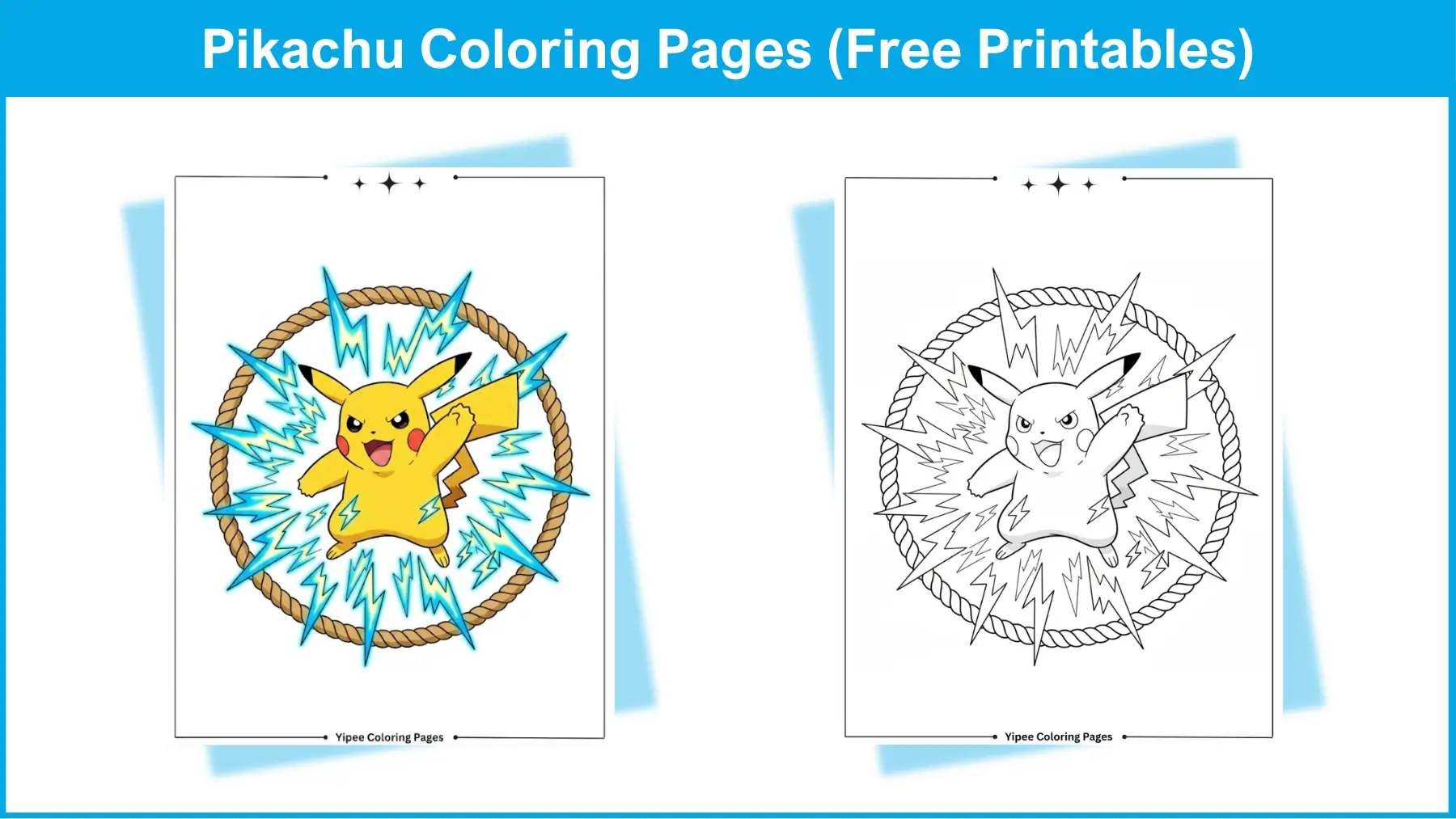 Pikachu Coloring Pages