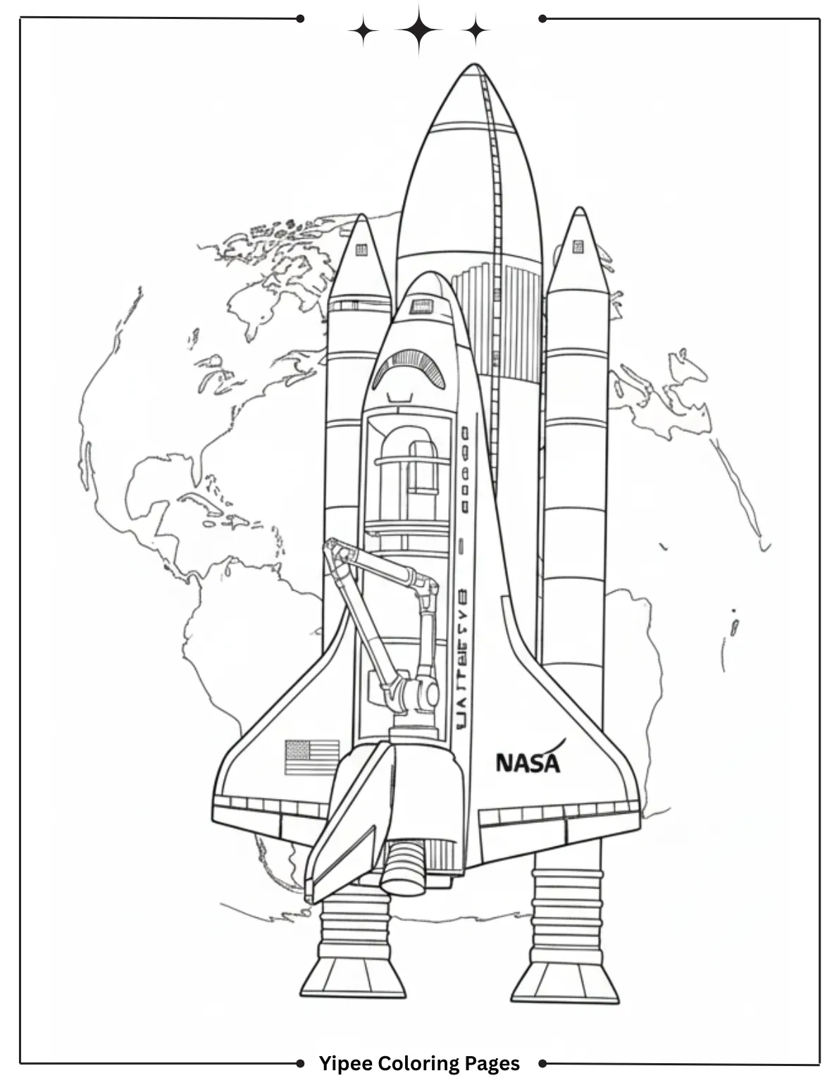 Detailed Apollo 13 Coloring Page