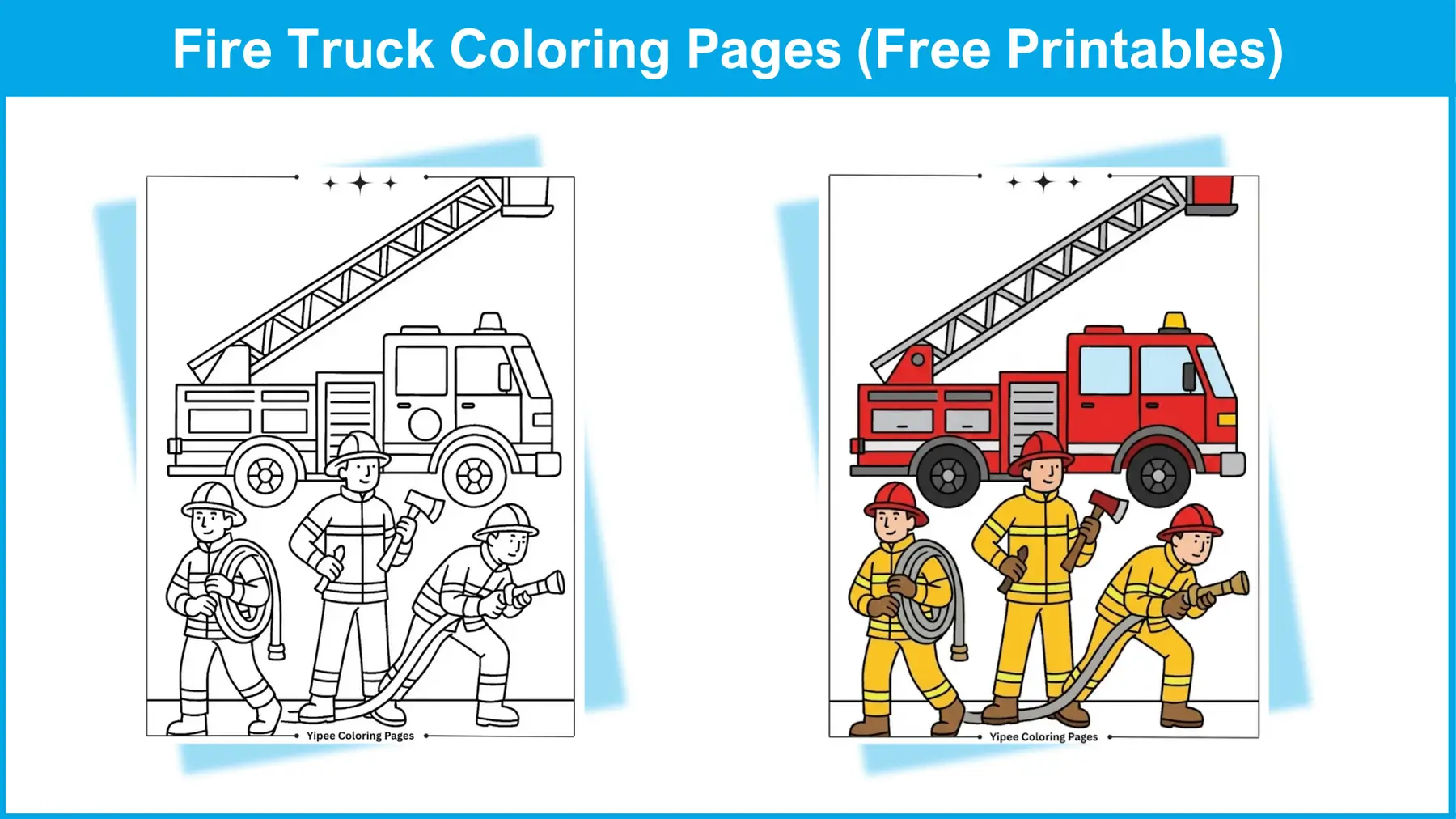Fire Truck Coloring Pages