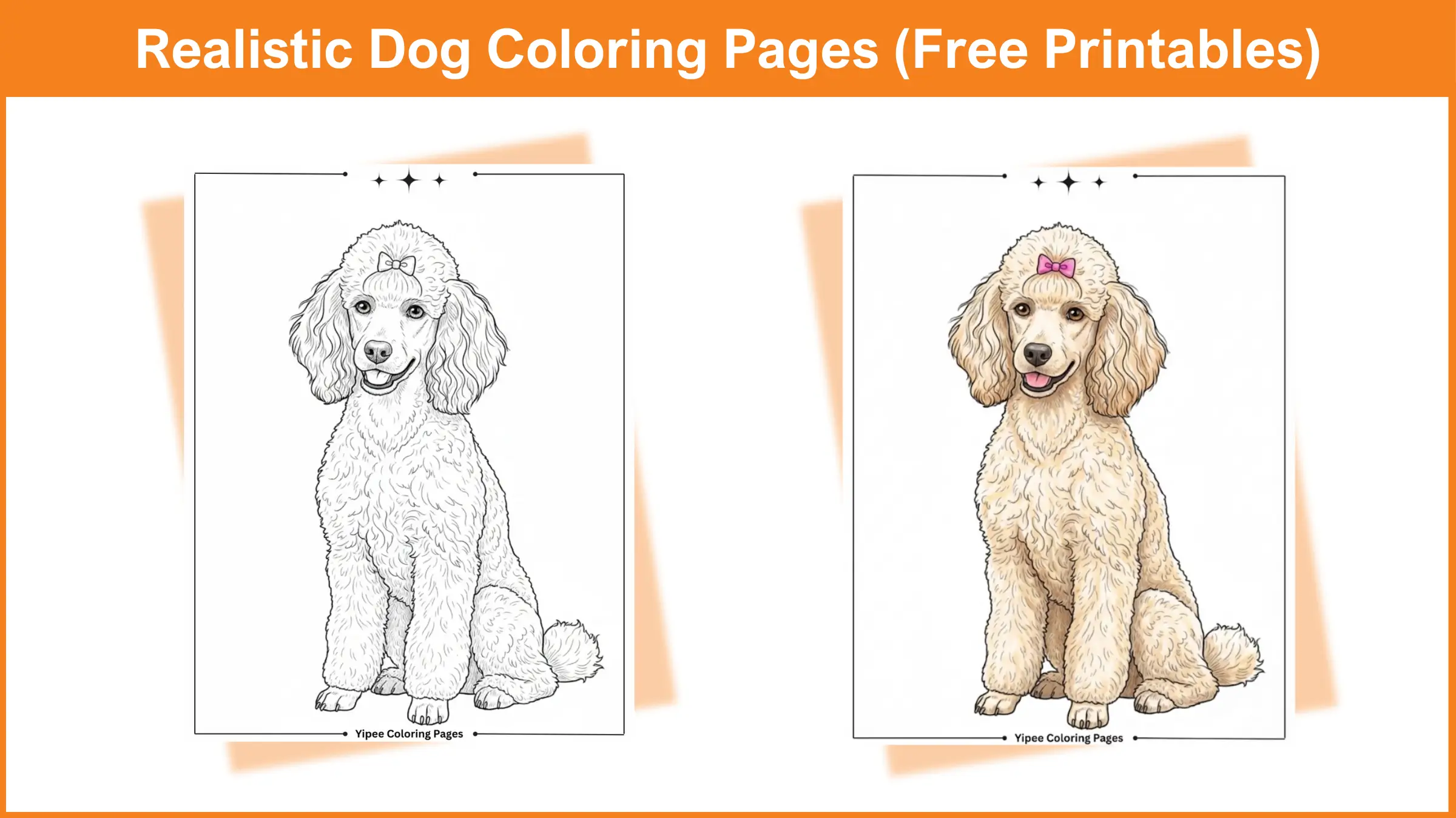 Realistic Dog Coloring Pages: Download, Print & Have Fun! Realistic Dog Coloring Pages