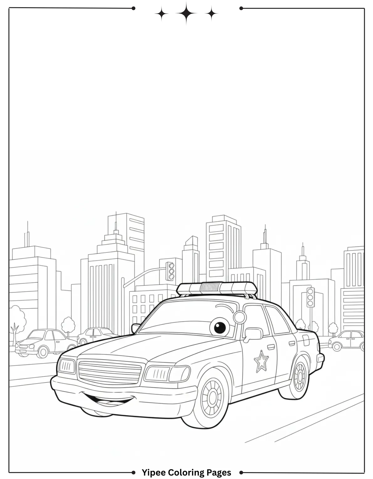 Sergeant Cooper, The Police Car From Real City Heroes