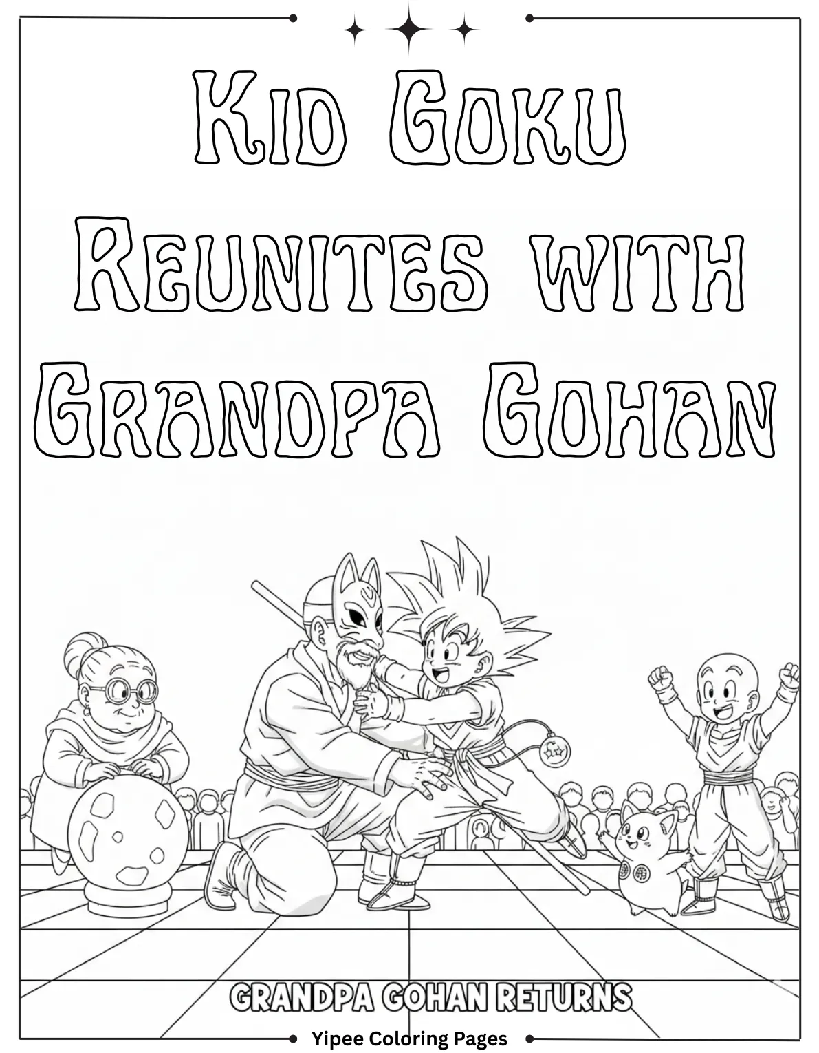 Kid Goku Reunites with Grandpa Gohan at Uranai Baba’s Tournament