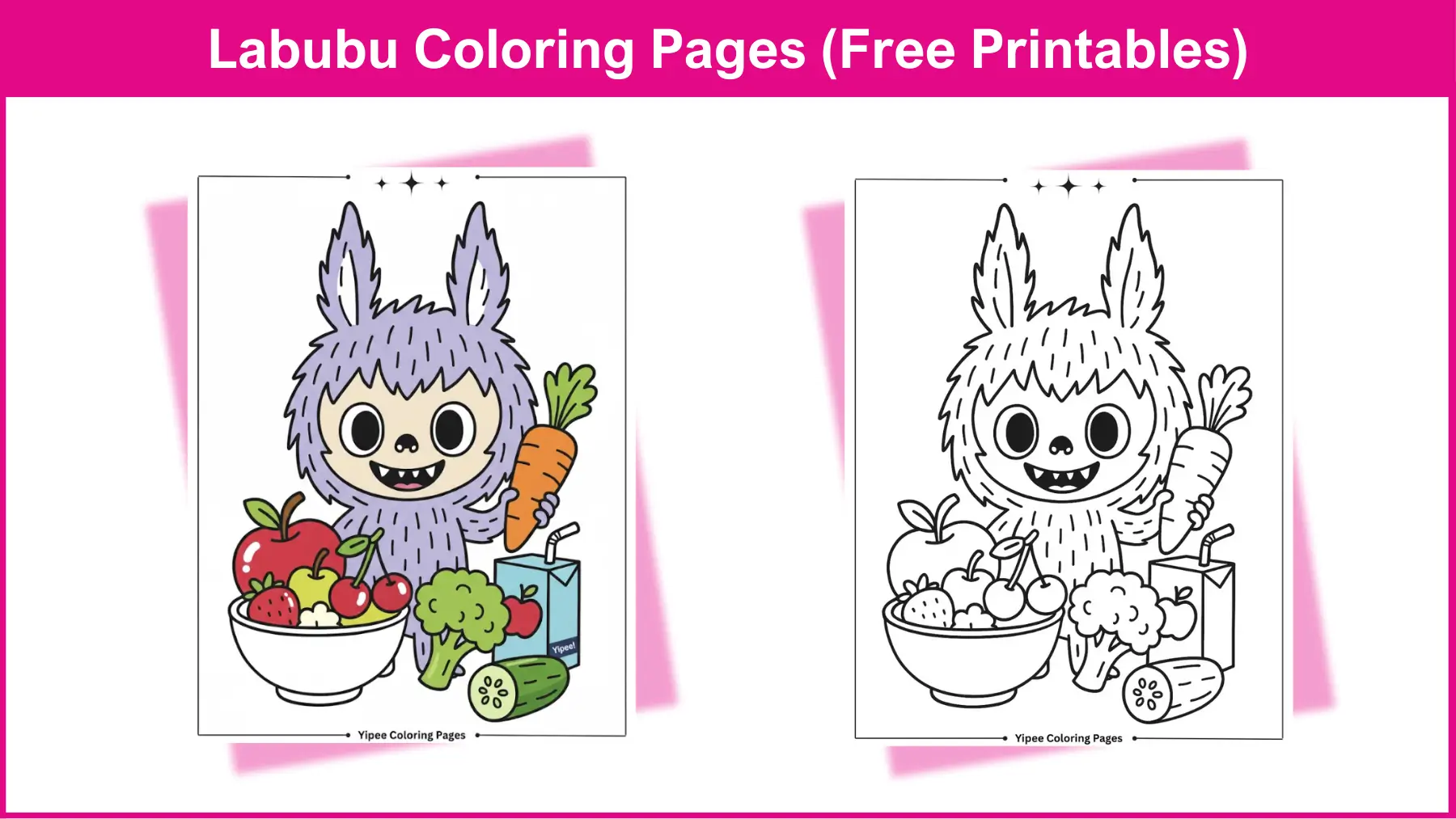 Labubu Coloring Pages