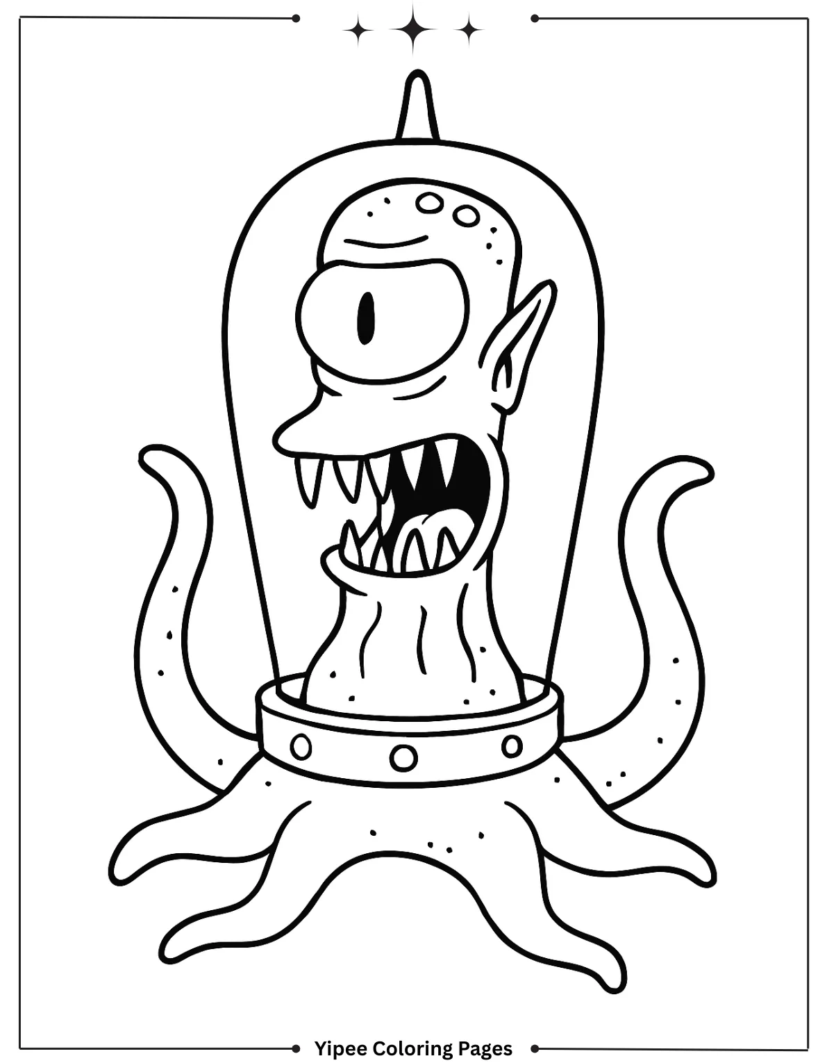 Alien Coloring Pages – Fun UFOs, Cute Cats, and Silly Space Friends Marvin the Martian Looney Tunes Alien