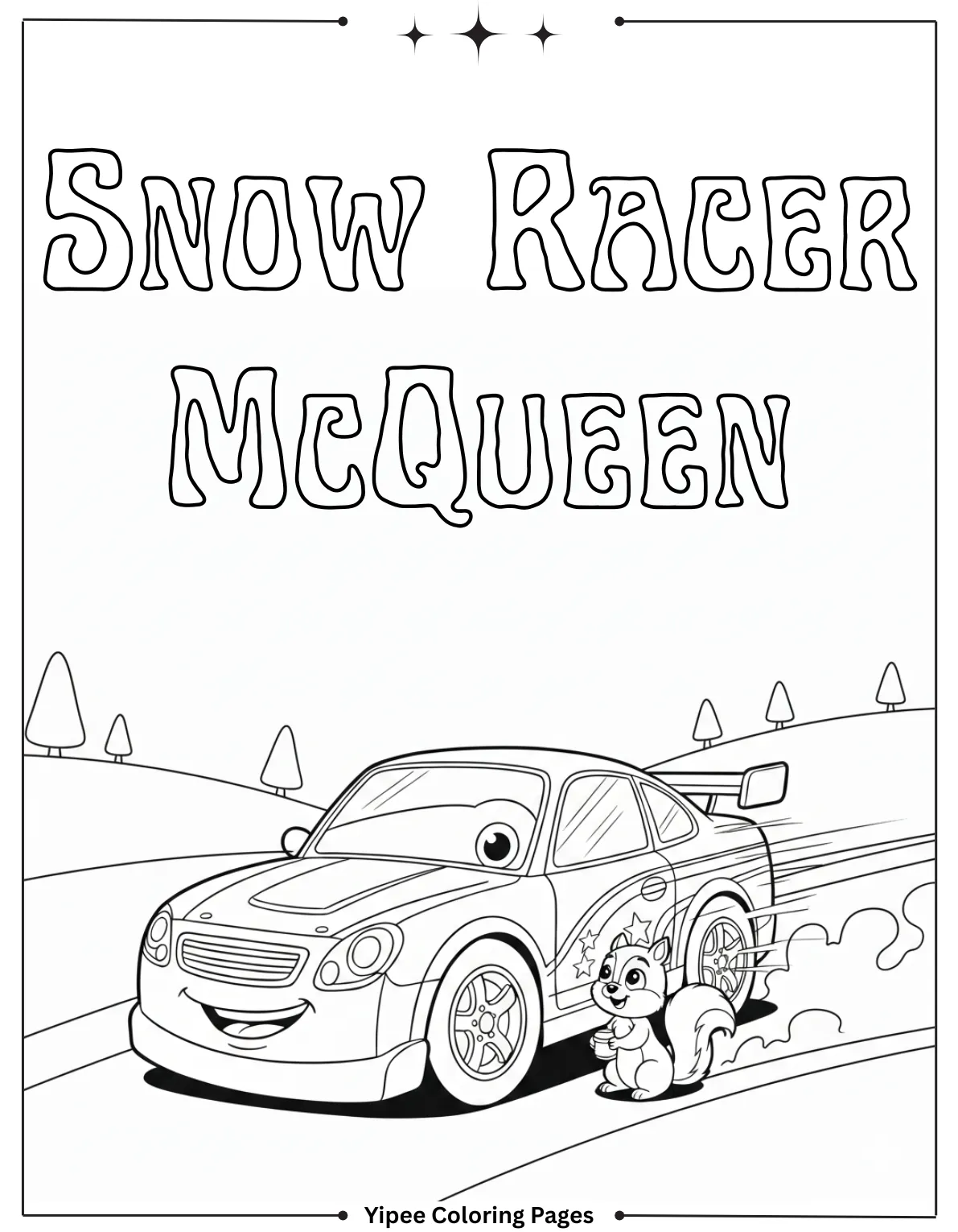 Snow Racer McQueen