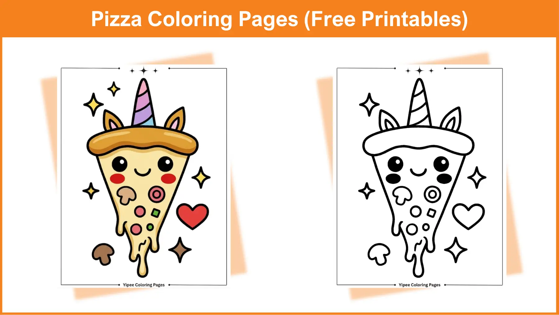 Cheesy Pizza Coloring Pages Everyone Will Love Yummy Pizza Coloring Pages