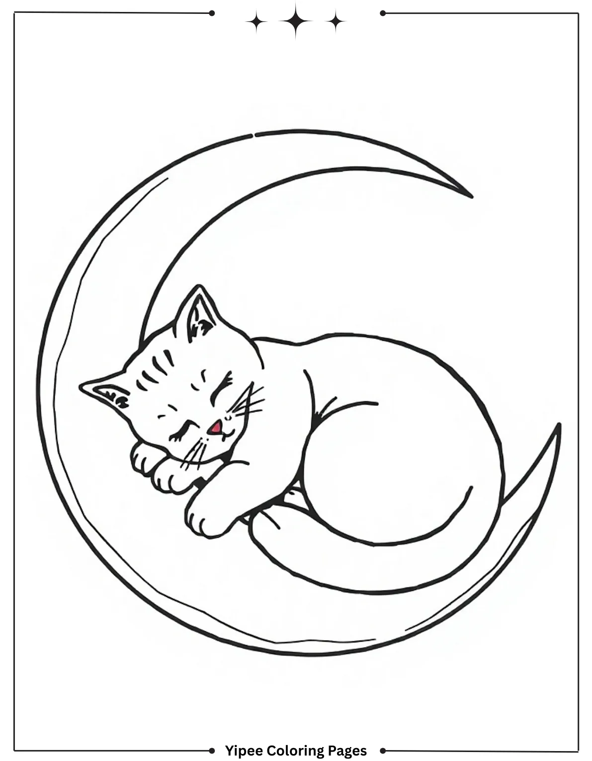 Birthday CatNap With Moon