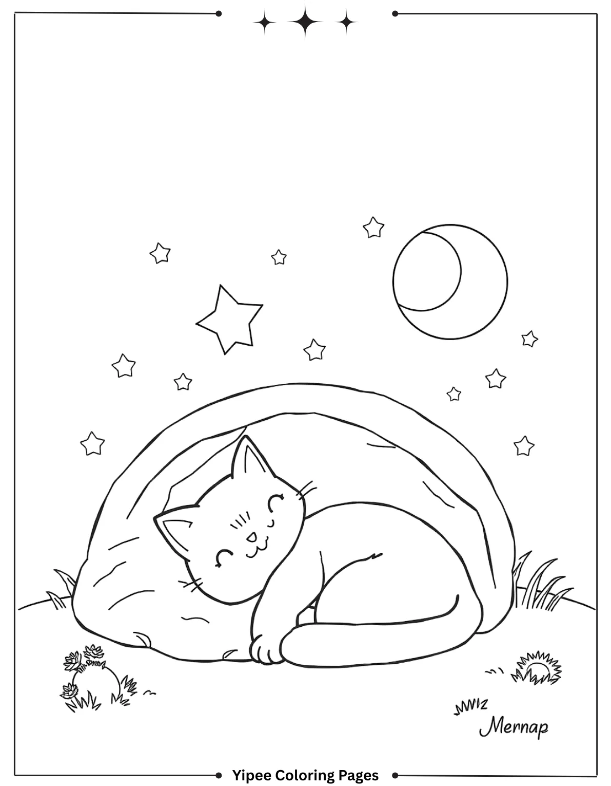 CatNap Toy Under Moon and Star