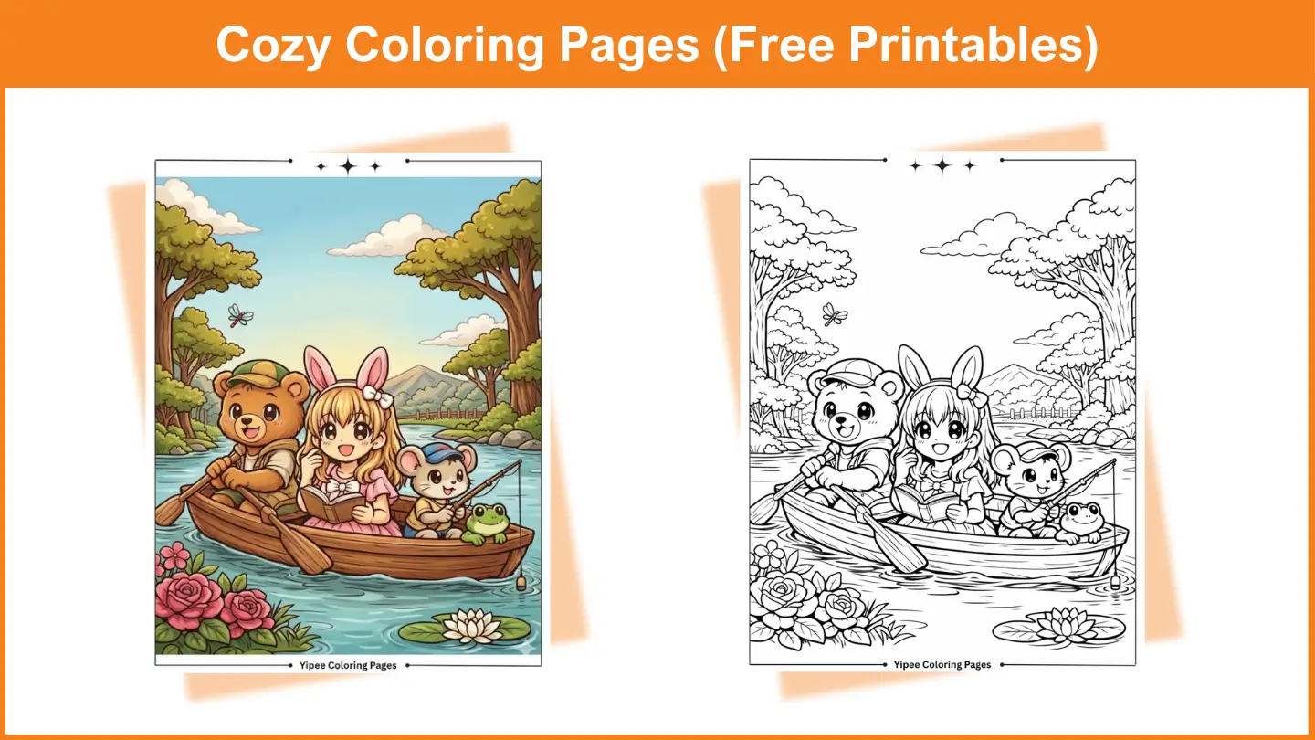 Cozy Coloring Pages