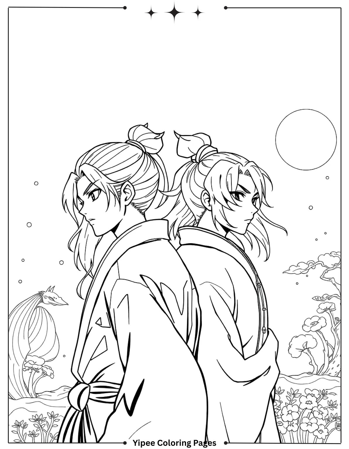 Giyu and Tanjiro Back-to-Back