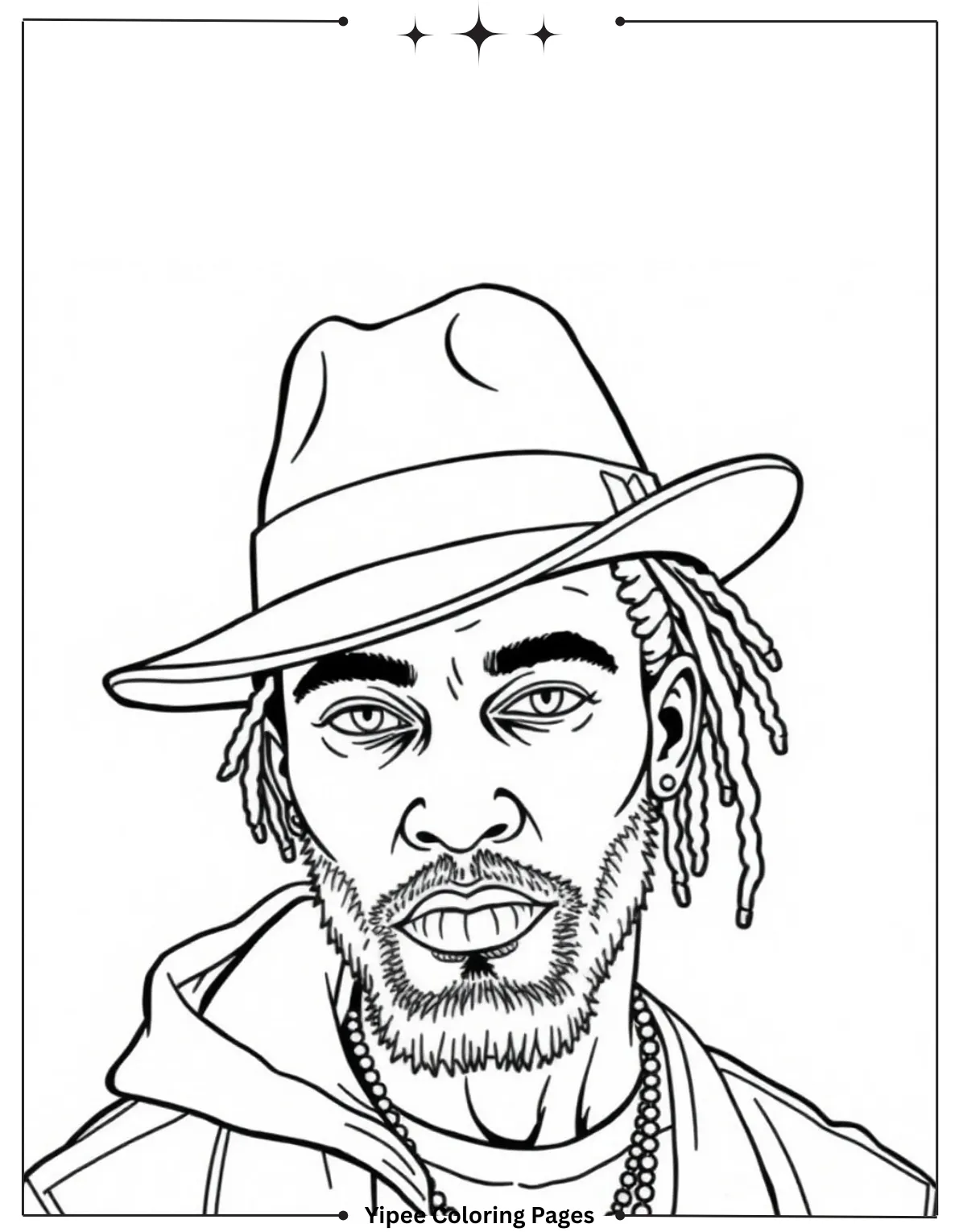 Brud coloring page