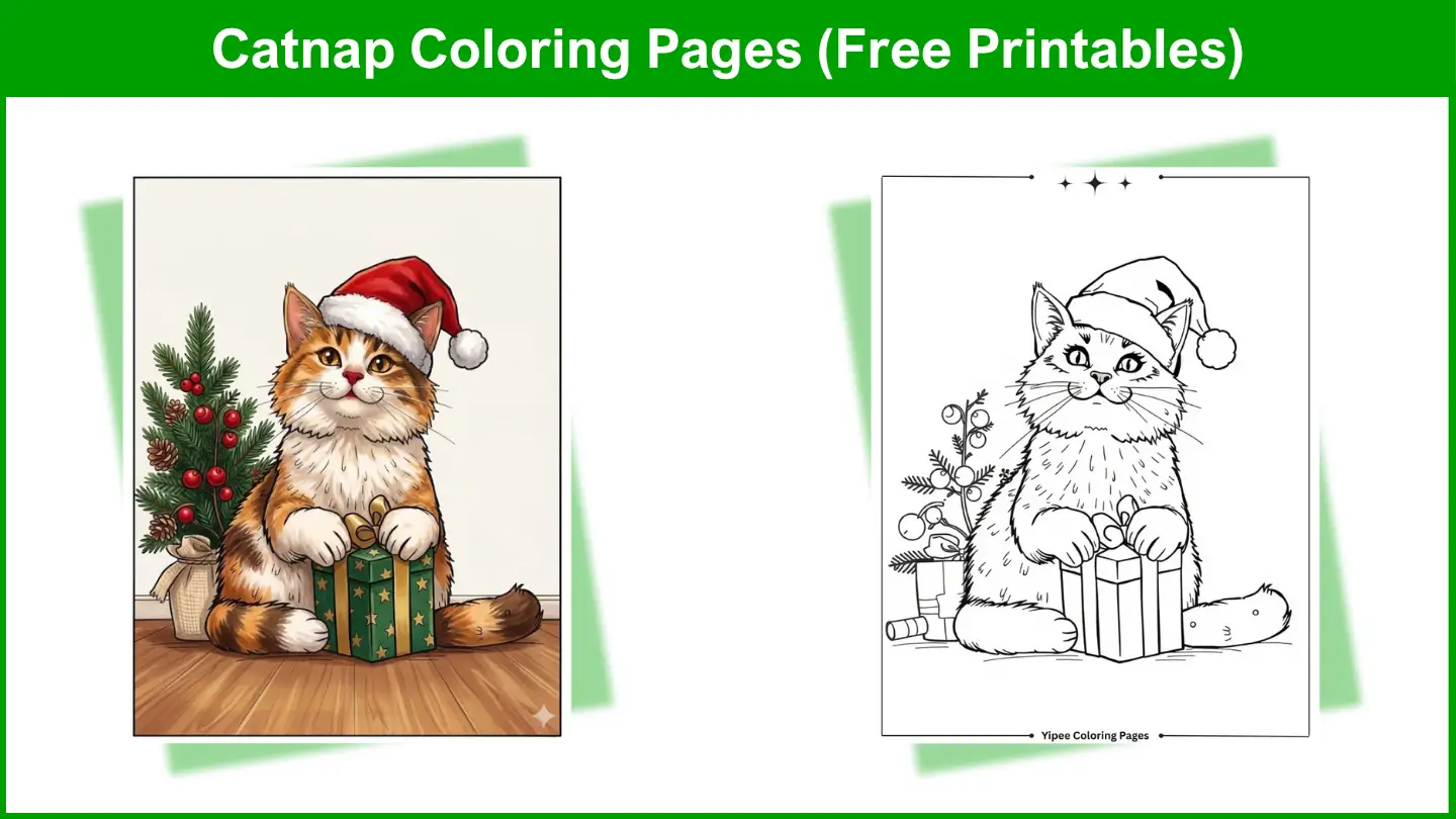 Catnap Coloring Pages