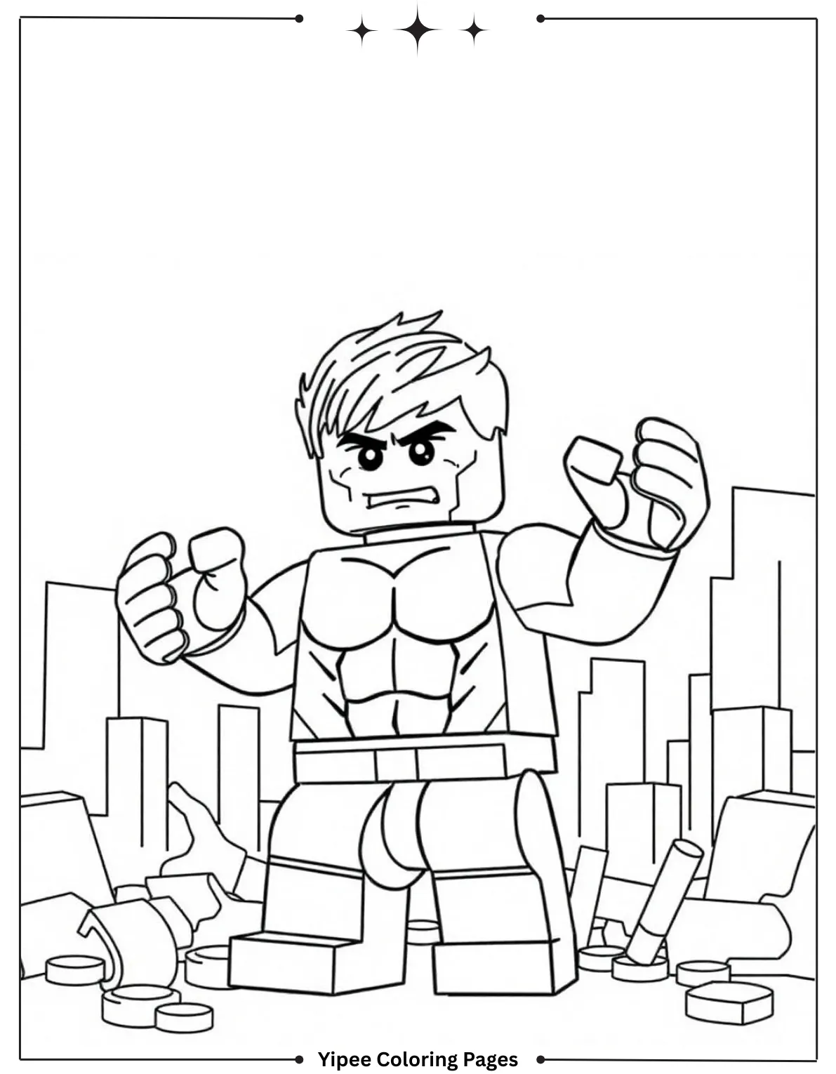 Hulk Coloring For Kids