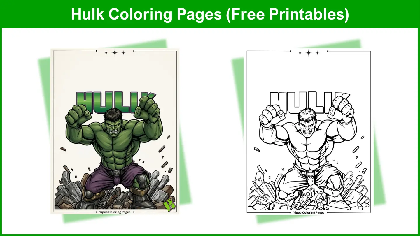 Hulk Coloring Pages