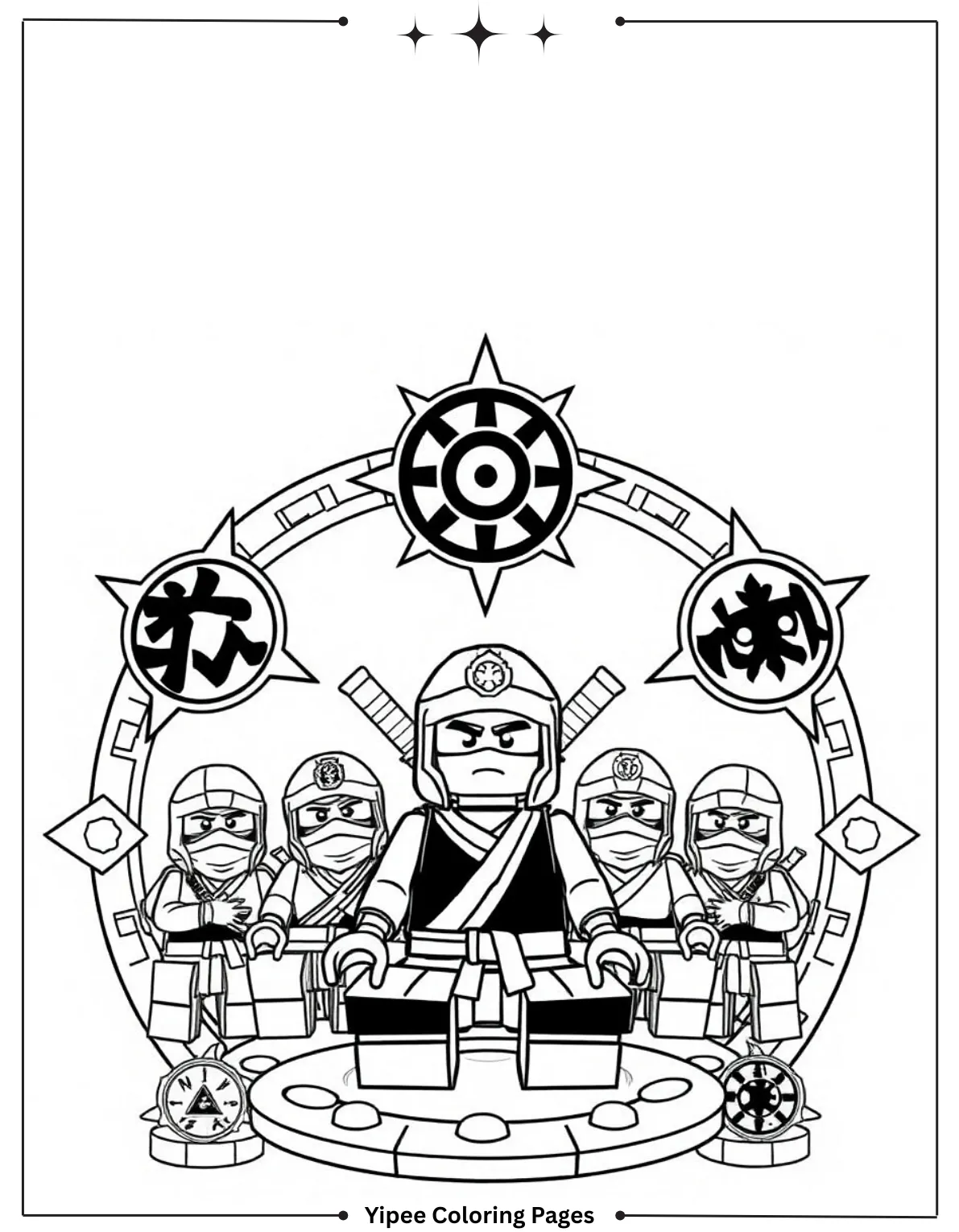 Ninjago Coloring Pages – Free Printable Ninja Adventures Ninjago Meditation