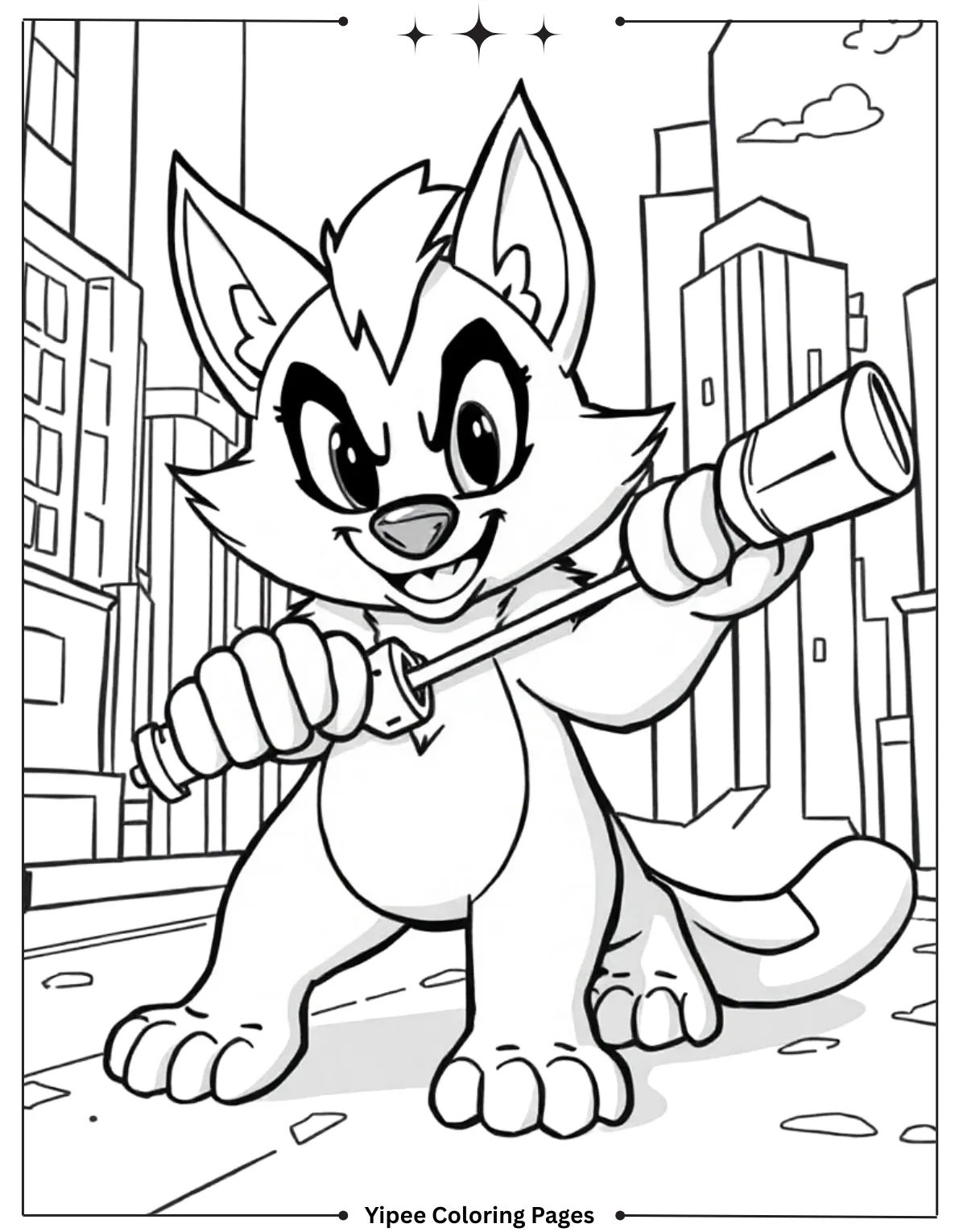 Godzilla Coloring Pages By Yipee Coloring Pages! Tail Swipe Attack