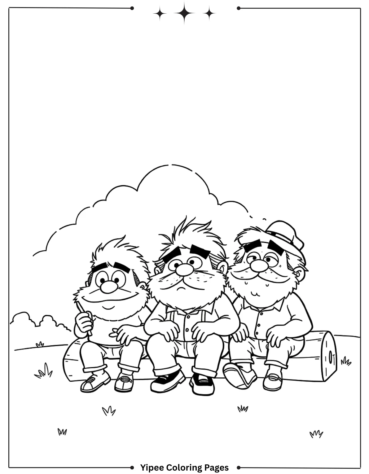 Three Grumps on a Grand Day Out