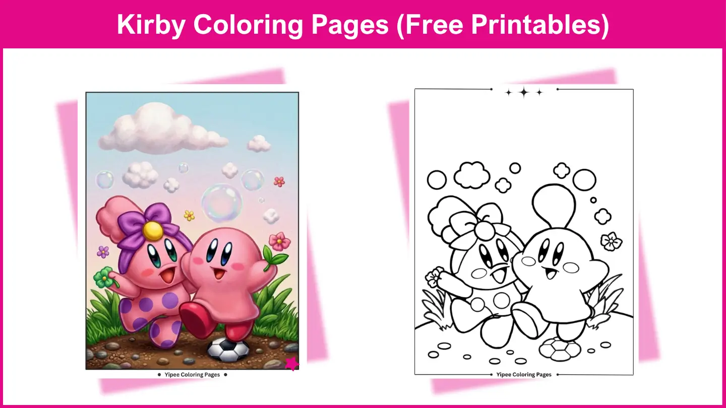 Kirby Coloring Pages