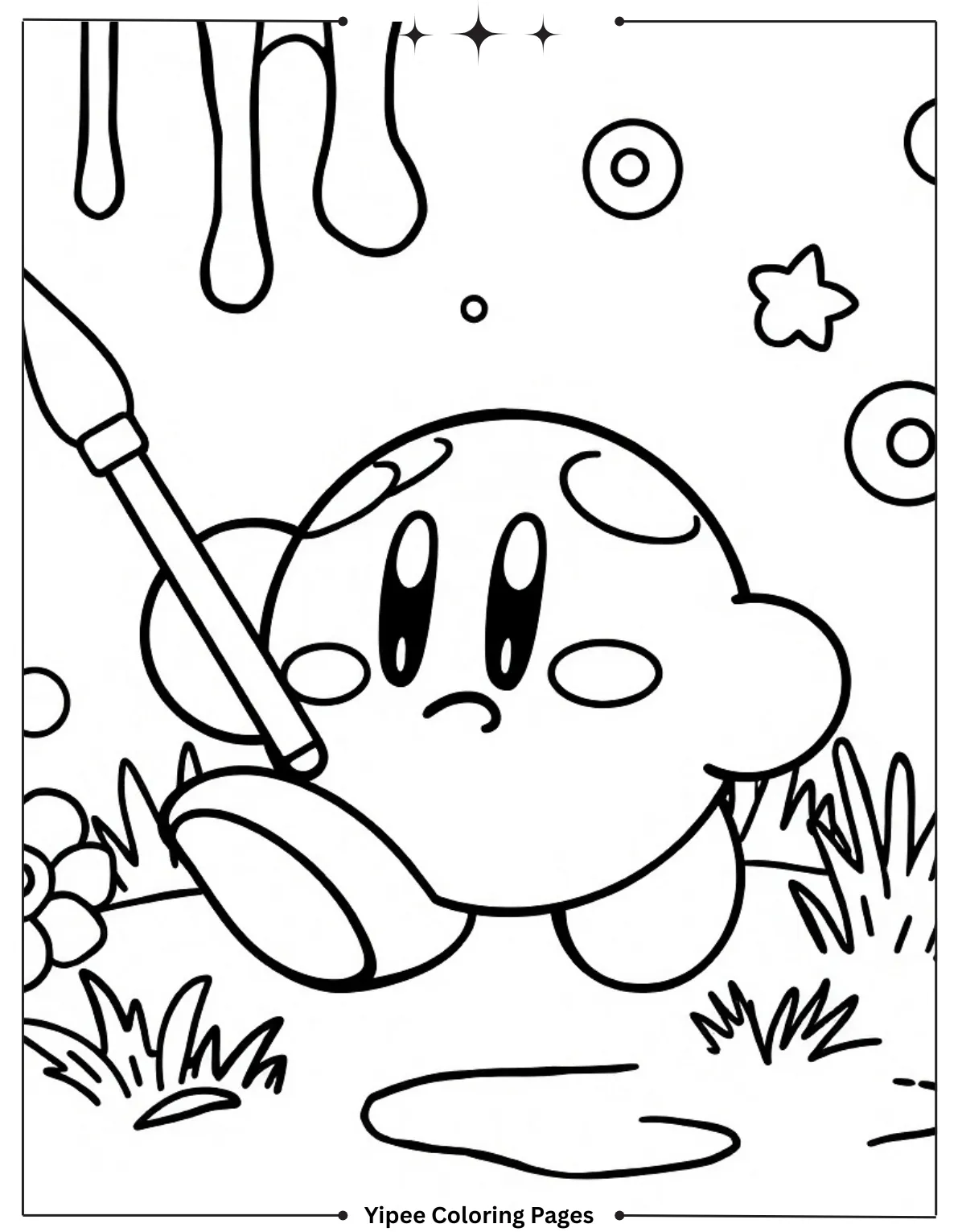 Kirby Coloring Pages Kids Will Love to Color! Paint Kirby