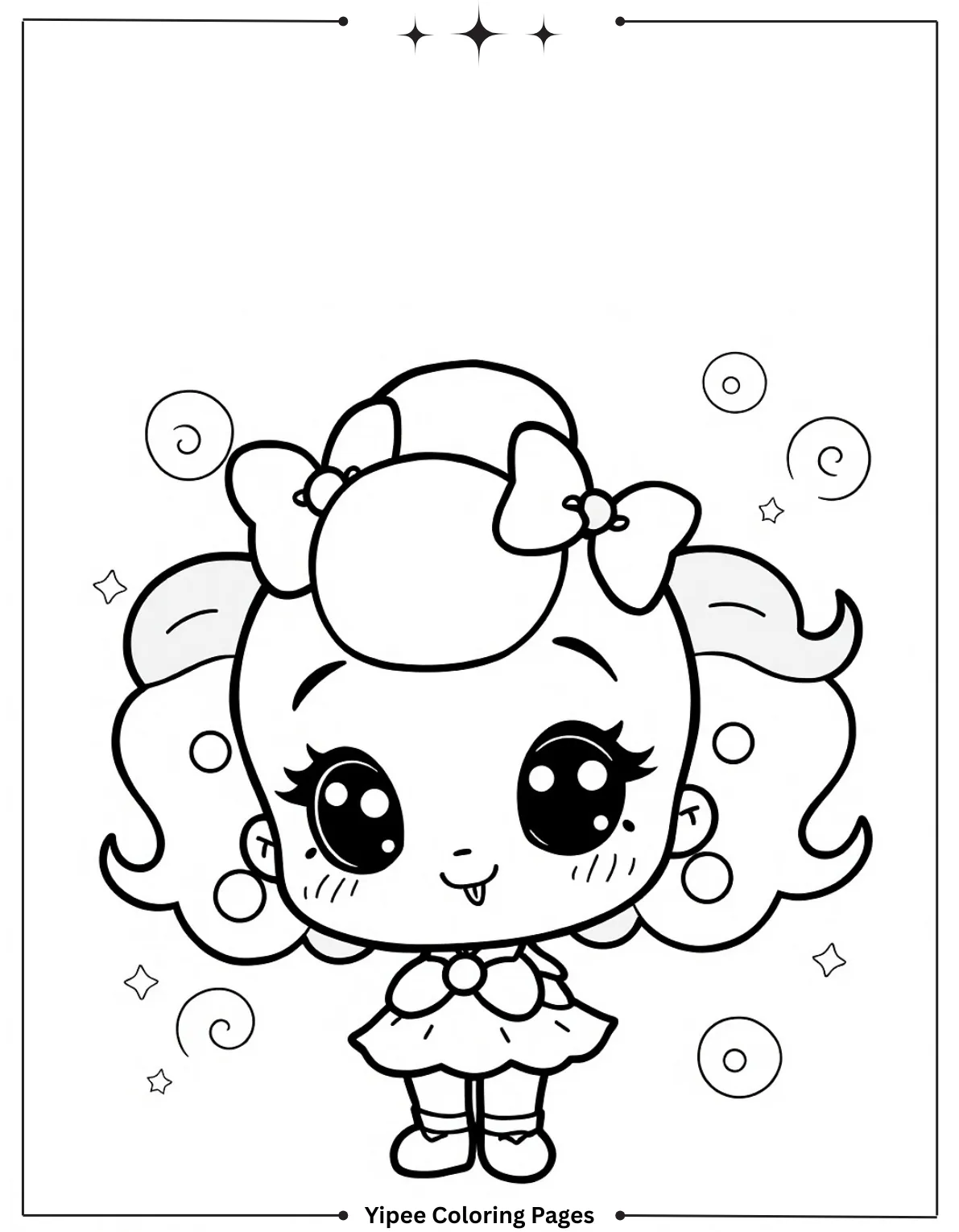 Free Dandy's World Coloring Pages for Creative Fun Bobette