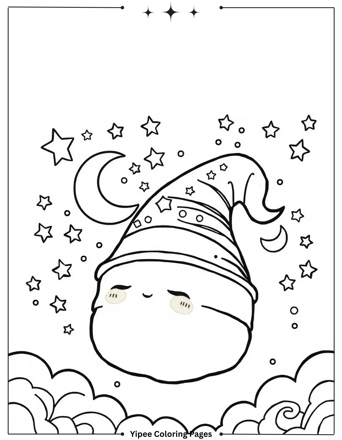 Free Dandy's World Coloring Pages for Creative Fun Cosmic Nightcap Nightmare