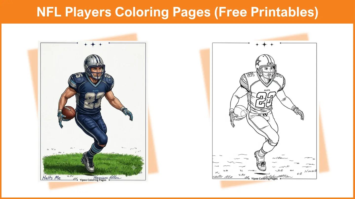 Amazing NFL Players Coloring Pages You Need to Print NFL Players Coloring Pages