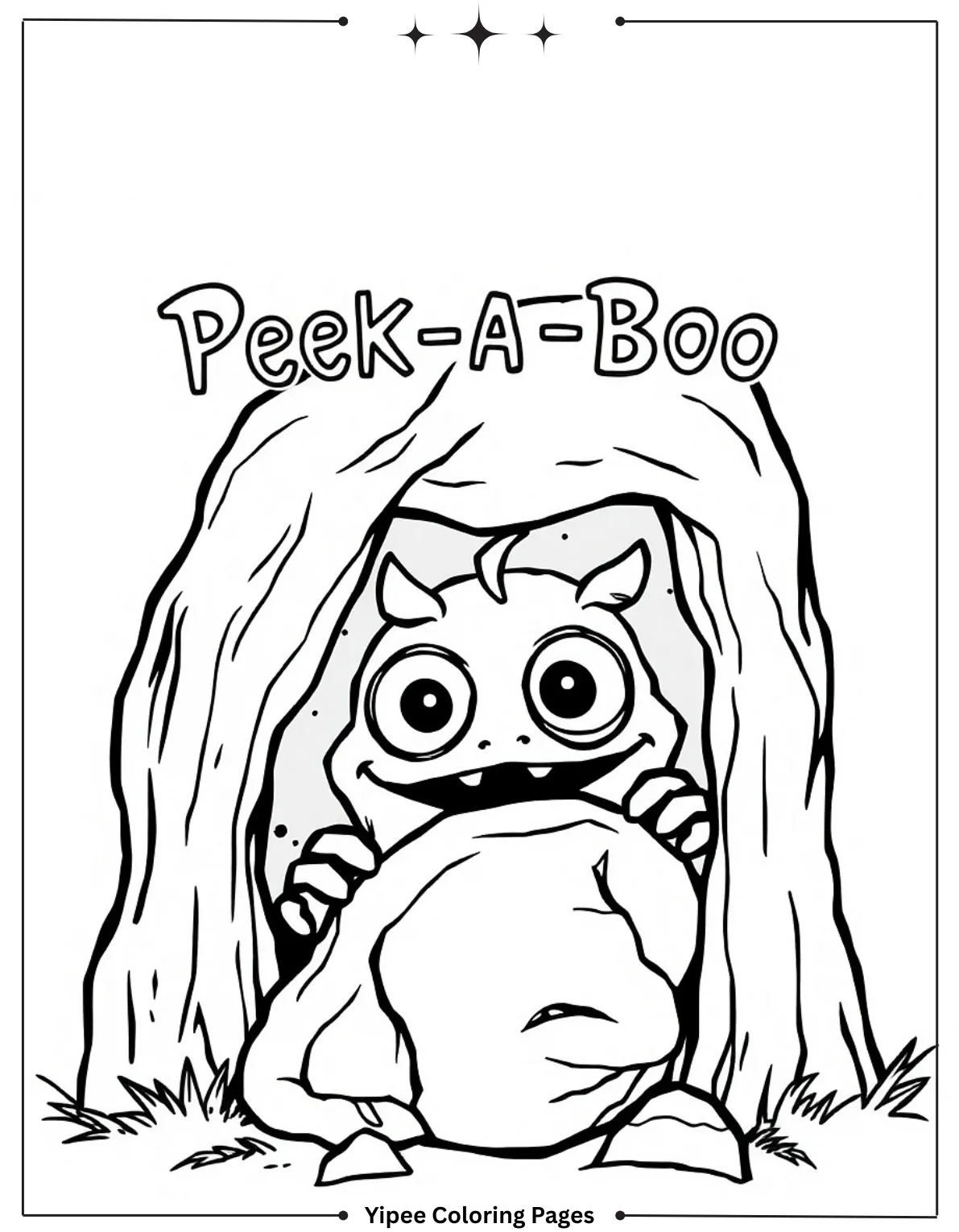 Chucky Coloring Pages with Free Scary Printables Peek-a-Boo Terror