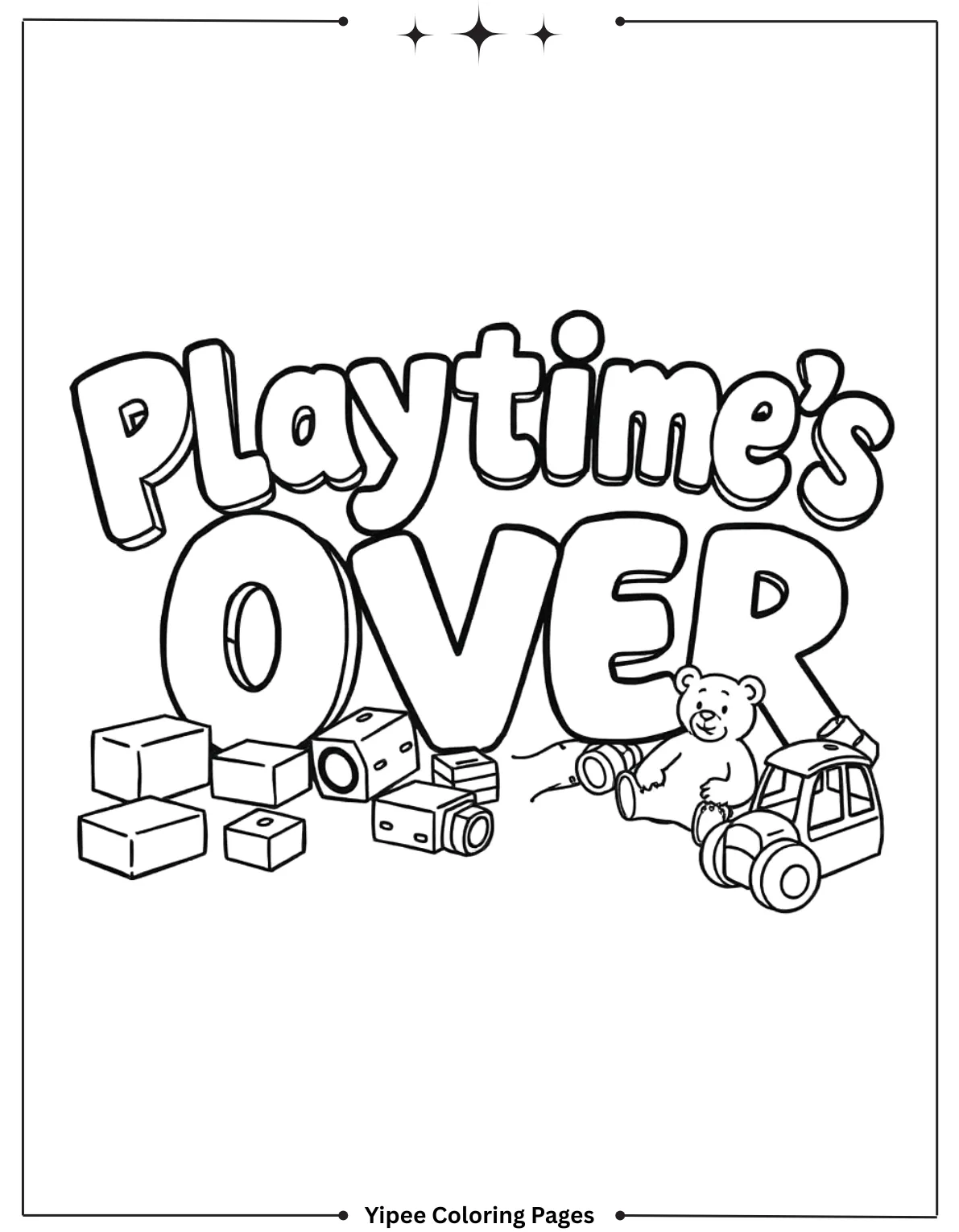 Chucky Coloring Pages with Free Scary Printables Playtime’s Over