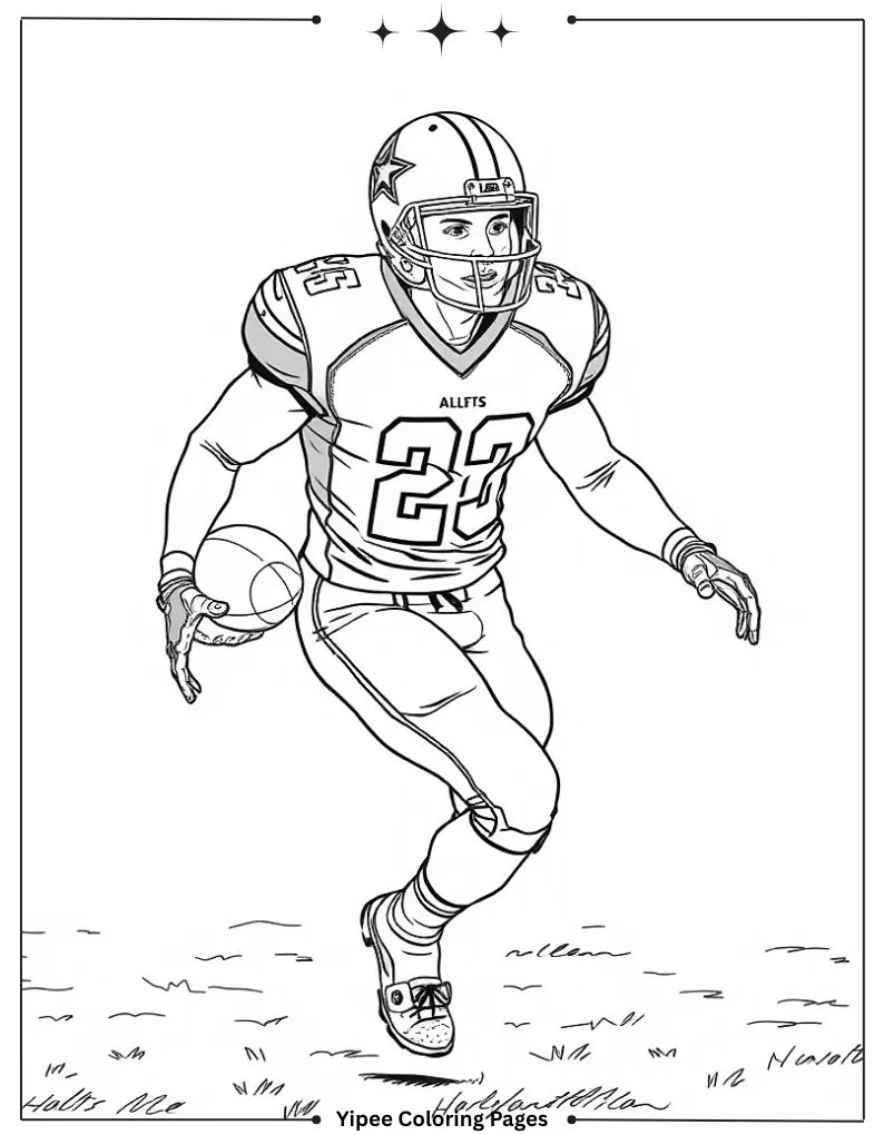 Amazing NFL Players Coloring Pages You Need to Print The Defensive Lineman Sack